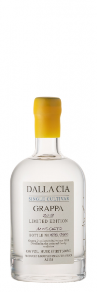 Dalla Cia Wine & Spirit Co (Pty) Ltd Dalla Cia Moscato Single Cultivar Grappa